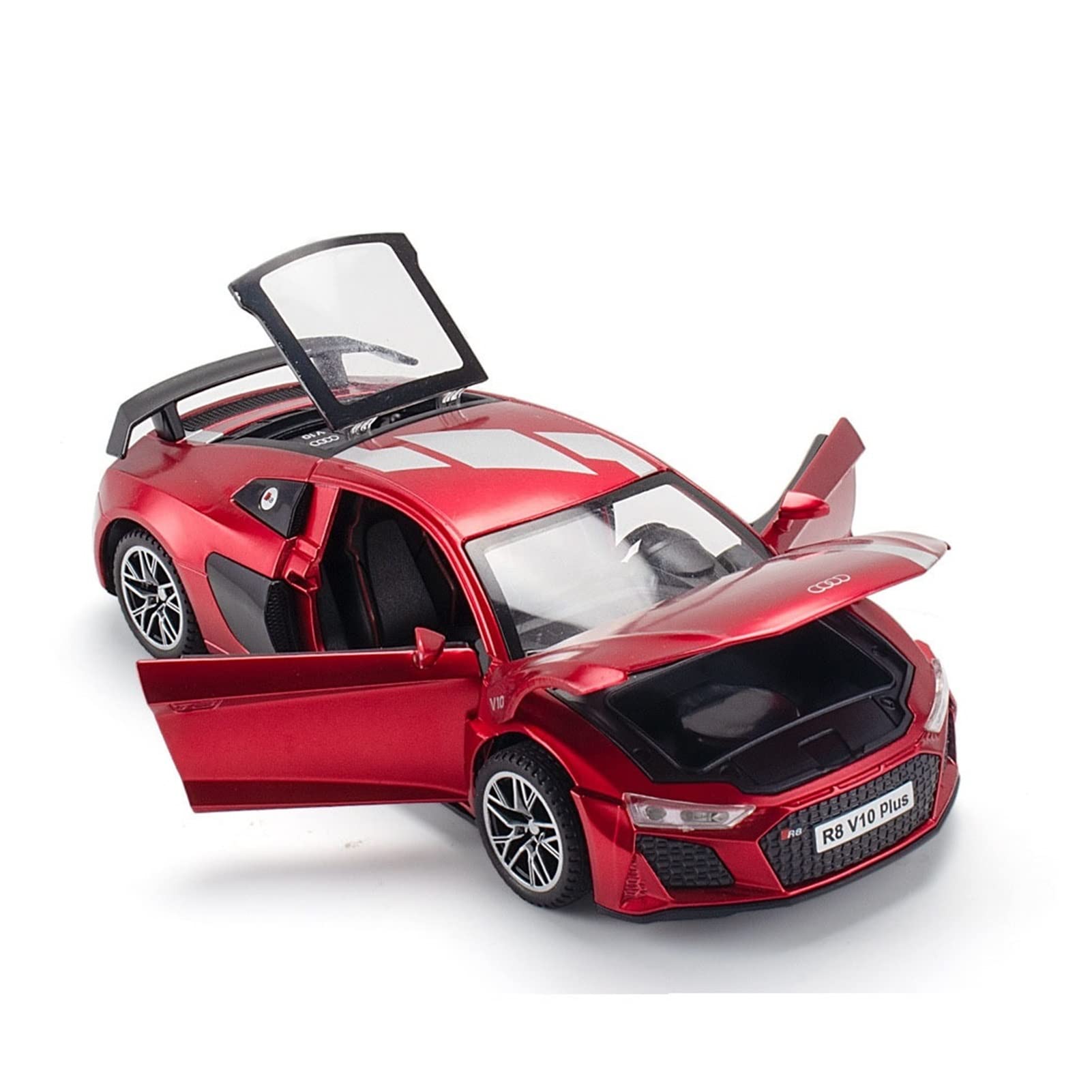 Audi R8 V10 plus Coupé ミニカー レッド Best Gift 1/32 for Audi R8 V10 Plus Alloy Diecast Sports Car